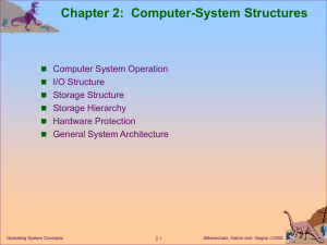 Chapter 2:  Computer-System Structures