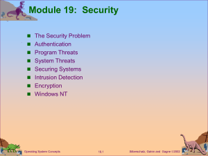 Module 19:  Security