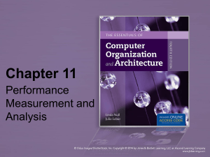 Chapter 11 Performance Measurement and Analysis