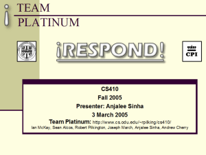 3 March 2005 iRespond! 1