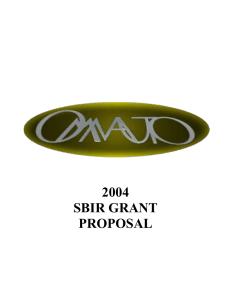 2004 SBIR GRANT PROPOSAL
