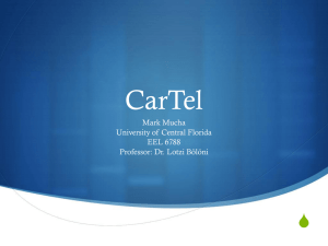 CarTel S Mark Mucha University of Central Florida