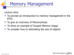 Memory Management 