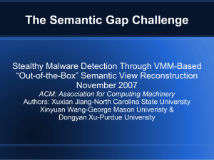 The Semantic Gap Challenge