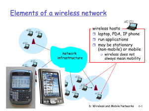 Elements of a wireless network wireless hosts laptop, PDA, IP phone run applications