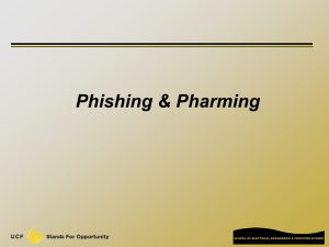 Phishing &amp; Pharming