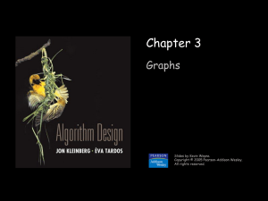 Chapter 3 Graphs Slides by Kevin Wayne. Copyright © 2005 Pearson-Addison Wesley.