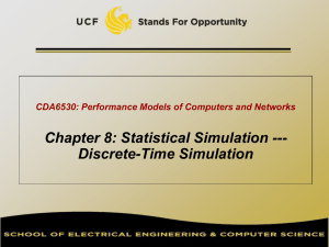 Chapter 8: Statistical Simulation --- Discrete-Time Simulation