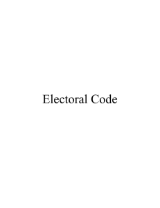Electoral Code