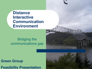 Distance Interactive Communication Environment