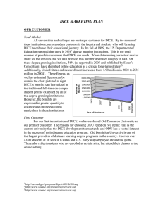 DICE MARKETING PLAN
