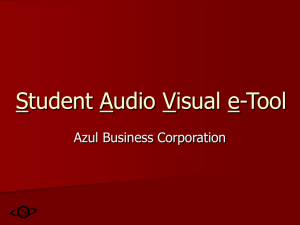 Student Audio Visual e-Tool Azul Business Corporation