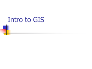 Intro to GIS