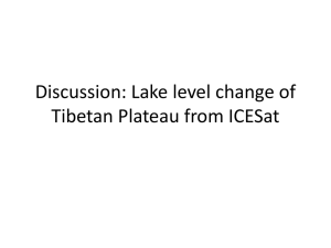 Discussion: Lake level change of Tibetan Plateau from ICESat
