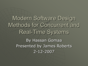 Modern Software Design Methods for Concurrent and Real-Time Systems By Hassan Gomaa