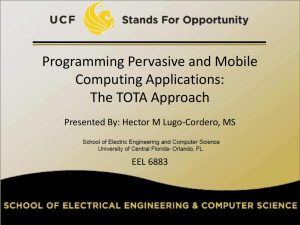 Programming Pervasive and Mobile Computing Applications: The TOTA Approach