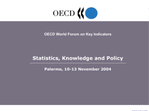 Statistics, Knowledge and Policy