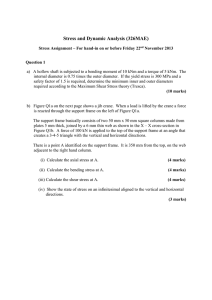 Stress and Dynamic Analysis (326MAE)