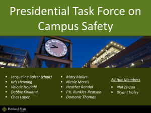 Presidential Task Force on Campus Safety