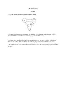 COT 4210 Quiz #1  9/1/2011 1.