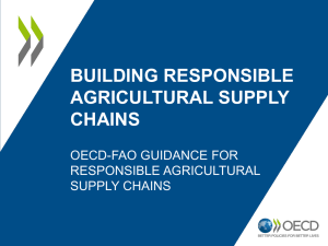 BUILDING RESPONSIBLE AGRICULTURAL SUPPLY CHAINS OECD-FAO GUIDANCE FOR