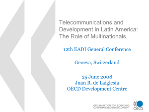 Telecommunications and Development in Latin America: The Role of Multinationals
