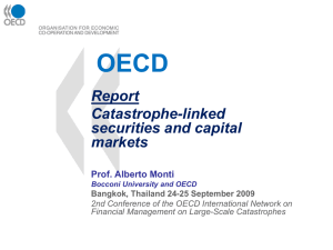 OECD Report Catastrophe-linked securities and capital