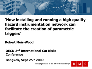 'How installing and running a high quality hazard instrumentation network can