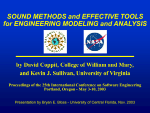 _________________ SOUND METHODS and EFFECTIVE TOOLS for ENGINEERING MODELING and ANALYSIS