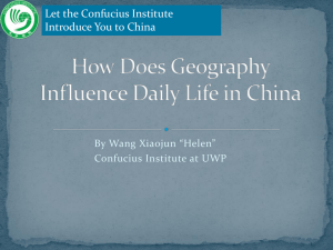 Let the Confucius Institute Introduce You to China By Wang Xiaojun “Helen”