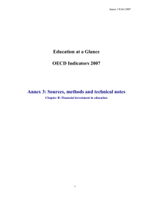 Education at a Glance OECD Indicators 2007