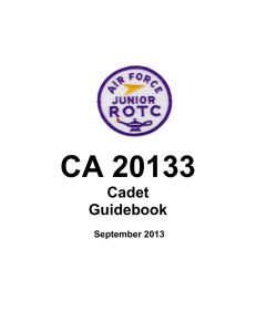 CA 20133 Cadet Guidebook