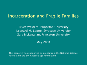 Incarceration and Fragile Families
