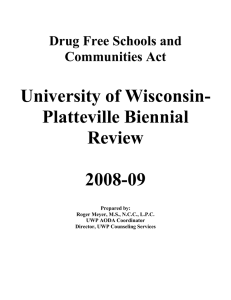 University of Wisconsin- Platteville Biennial Review