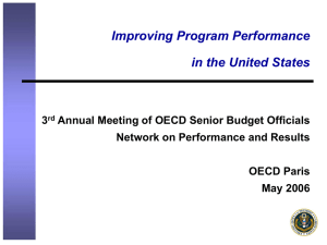 Improving Program Performance in the United States 3