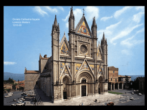 Orvieto Cathedral façade Lorenzo Maitani 1310-30