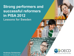 OECD EMPLOYER BRAND Strong performers and successful reformers