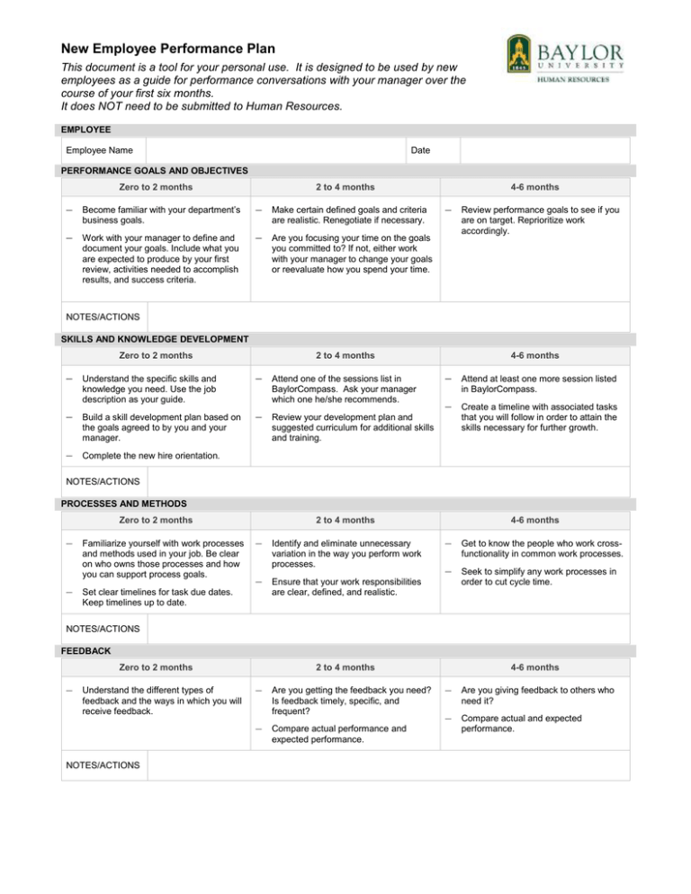 new-employee-performance-plan