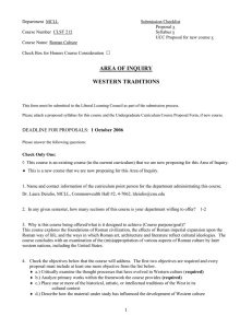 Department  MCLL  Submission Checklist Proposal x