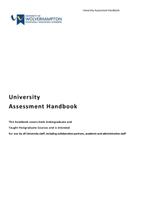 University Assessment Handbook