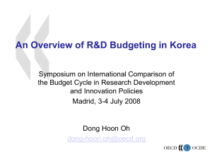 An Overview of R&amp;D Budgeting in Korea