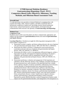 UTMB Internal Medicine Residency Gastroenterology/Hepatology Ward - PGY1