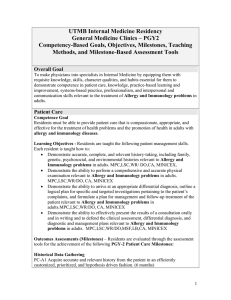 UTMB Internal Medicine Residency General Medicine Clinics – PGY2