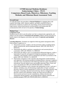 UTMB Internal Medicine Residency Endocrinology Clinics – PGY2