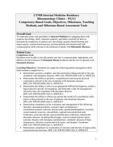 UTMB Internal Medicine Residency Rheumatology Clinics – PGY2