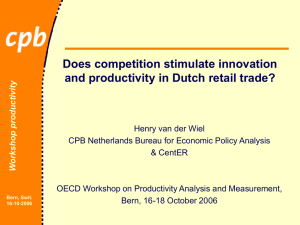 Does competition stimulate innovation and productivity in Dutch retail trade?
