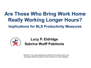 Are Those Who Bring Work Home Really Working Longer Hours?