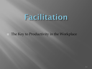 The Key to Productivity in the Workplace  5-1