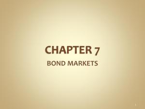 BOND MARKETS 1