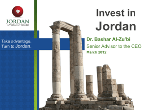 Jordan Invest in Zu’bi Dr. Bashar Al-